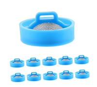 Filtre de Soupape D'admission pour Machine à Laver, 10 Pièces | Maille en Acier Inoxydable, Bleu, Facile à Installer Entretenir, Lot de Dix Pièces