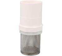 Filtre de tuyau en acier inoxydable, Filtre de pompe à eau pour nettoyeurs haute pression PVC Filtre à paille Arrosage de jardin Filtre de tuyauterie d'aquarium Multicolore Plusieurs tailles (blanc