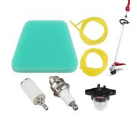 Filtre de Tuyau pour Tronçonneuse,Filtre pour Débroussailleuse - Pompe à Bille de Primage, Kit Bougie d'Allumage avec Tuyau et Tube, Accessoires pour Tondeuse pour Entretien d'Équipement