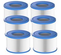 Filtre de Type S1 29001E Compatible avec Tous Les Spas Intex PureSpa 28429E, 28403E, 28407E, 28443E, 28453E, 28421E, 28423E, 28413E et 28453E, Pompe de Piscine 11692, SB-h10 et JPC01 (Lot de 6)