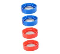 Filtre de Vanne D’admission pour Machine à Laver 4 Pièces en Fer | Crépine de Remplacement, Accessoire pour Lave-linge, Lot Complet, Installation Simple