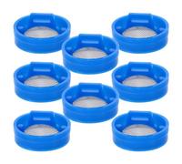 Filtre de Vanne D'arrivée D'eau 8 Pièces pour Lave-linge | Kit de Réparation, Tamis en Plastique Bleu, Installation Simple, Entretien Facile, Protection
