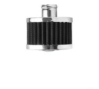 Filtre de ventilation à pousser 2,5 cm pour système de reniflard de valve Installation Composant de filtration d'air pour moteur automobile (Noir)