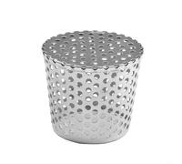 Filtre de vidange de sol en acier inoxydable 304 avec ajustement conique, protection de gouttière anti-obstruction pour balcon extérieur et piscine (90 mm)