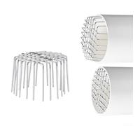 Filtre de vidange de toit en acier inoxydable 304 pour installation de tuyaux de descente et de protection de gouttière sur les systèmes de drainage extérieurs, y compris balcon et jardin (160 tube)