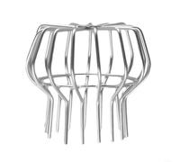 Filtre de vidange de toit en acier inoxydable 304 pour protection de gouttière, empêche les feuilles et les débris de bloquer les tuyaux de descente (110 mm)