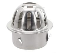 Filtre de vidange de toit en acier inoxydable anti-obstruction pour tuyau d'égout balcon et piège à débris extérieur Argenté 50 mm (50 mm)