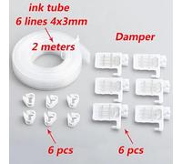 Filtre de vidange d'encre Damper xp600 Amortisseurs for Epson XP600 TX800 ecosolvente UV eco solvant Tube d'encre et Amortisseur d'encre imprimante 4 * 3mm(A)