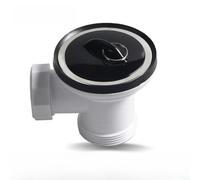 Filtre de vidange d'évier de 70 mm en acier inoxydable avec interface de trop-plein - Six ouvertures de filtration de 10 mm - Double anneaux d'étanchéité - Remplacement facile pour cuisine moderne