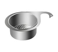 Filtre de vidange d'évier - Porte-déchets en acier inoxydable, plateau compact en forme de cygne | Filtre d'angle multifonctionnel pour le lavage des légumes, support de panier de cuisine avec gestion