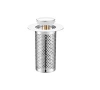 Filtre de vidange Pop-Up en acier inoxydable, 2 pièces, noyau de rebond, bouchon for canalisation de bassin, filtre de vidange d'évier de cuisine, bouchon d'évier attrape-cheveux(Short Model)