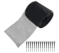 Filtre de vidange pour gouttière, Protection de gouttière, Filtre d' -Toit Polyvalent, Couverture d'égout Flexible, Anti-Chute pour Feuilles