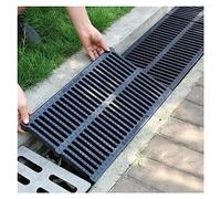 Filtre de vidange robuste, grille en résine plastique pour drainage de tranchée, grille de couverture d'égout pour la gestion de l'eau de pluie, idéal pour une utilisation dans le garage