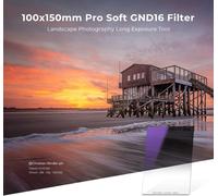 Filtre Dégradé Soft Gnd16 1.2 (4 Stops) 100X150Mm Hd Avec Revêtements Nano Pour Objectif Appareil Photo Reflex Numérique[Z2919]