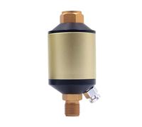 Filtre d'élimination des contaminants, filtre à huile et à eau pour outils pneumatiques avec soupapes de vidange à bouton-poussoir, séparateur pneumatique facile à réparer