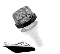 Filtre d'entrée d'aérateur,Accessoire pour Pompe d'aération - Filtre d'aspiration en Maille Inoxydable - pour Aquarium Vivant et Bateau de pêche en extérieur