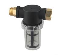 Filtre d'entrée de nettoyeur haute pression avec connecteur de tuyau d'arrosage, écran en maille d'acier inoxydable pour machine à laver de voiture, élimine le sable et les débris, PP et PC