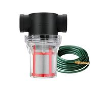 Filtre d'entrée de tuyau - Protection de débit de jardin, bloqueur de sédiments de lave-linge | Adaptateur purificateur d'eau haute pression, maille de raccordement en ligne, kit de boîtier de filtre