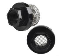 Filtre d'entrée en acier inoxydable pour pompe sans air | Filetage 7/8 UNF, filtration 60 mailles, bloque les débris, protège la pompe, lot de 2