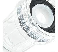 Filtre d'entrée en ligne K 175 psi Max - Accessoire de filtre à eau haute pression - Nettoyeurs haute pression avec diamètre série - En plastique transparent - 3 cm