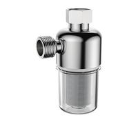 Filtre d'entrée solide pour chauffe-eau - Noyaux de maille en acier permanent - Élimination efficace des particules pour une utilisation prolongée de l'équipement - Filtre à eau en acier non