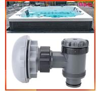 Filtre d'entrée/sortie piscine hors sol - AKOZON - P6H1317 - ABS - Filtre amovible - Vanne à piston incluse