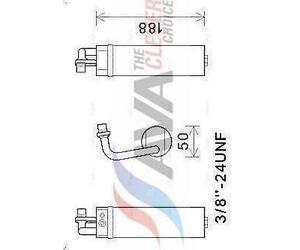 Filtre déshydratant, climatisatio AVA COOLING DND285 pour QASHQAI I 2 2007-2013