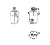 Filtre déshydratant, climatisation MAHLE AD 109 000S