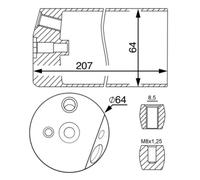 Filtre déshydratant, climatisation MAHLE AD 14 000S