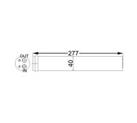 MAHLE ORIGINAL AD 62 000S Filtre déshydratant, climatisation