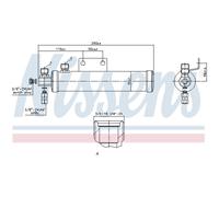 Filtre déshydratant, climatisation NISSENS 95511