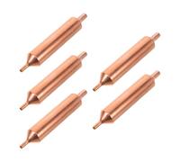 Filtre Déshydrateur Double Extrémité en Cuivre, 5 Pièces | Remplacement Précis 19x109 Mm, Élimine les Impuretés et Limite les Blocages Capillaires, Usage Commercial
