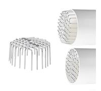 Filtre d'évacuation de toit en acier inoxydable 304 anti-obstruction Dispositif de protection efficace des débris pour tuyau de descente de 50 à 200 mm pour balcon et jardin Installation facile