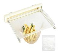 Filtre d'évier avec grille pliable avec 100 sacs filtrants en fine, grand roulement de charge, pour éviers de thé, pelles, tissu, restaurant, hôtel, camping-car