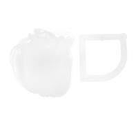 Filtre D'évier Cuisine Filet de Filtration, Plastique Blanc | Égouttoir D'évier Filet, Panier à Filtres Cuisine, Retient les Déchets Alimentaires, Laisse L'eau Passer
