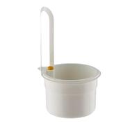 Filtre d'évier de cuisine, filtre de vidange suspendu, 12 x 8,3 cm, design peu encombrant, empêche les aliments et les cheveux obstrués, crépines d'évier pour la maison, la cuisine, la salle de bain