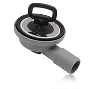 Filtre d'évier double couche en acier inoxydable 50 mm pour camping-car, bateau, caravane, étanche avec collier de serrage