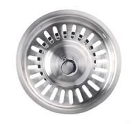 Filtre d'évier en acier inoxydable de 92 mm, filtrage efficace des déchets et étanchéité supérieure avec caractéristiques d'entretien facile