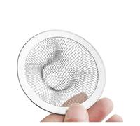 Filtre d'évier en acier inoxydable, lot de 1/2/4/6/10 pièces, for cuisine, salle de bain, sol, siphon, panier, filtre à déchets, trou, filtre, bouchon(XL- 11.2cm,10PCS)