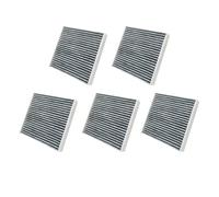 Filtre d'habitacle charbon actif Élément de filtre à air adapté pour Toyota, Lexus, Mazda, Subaru, Corolla, Prius, RAV4, XC10622 Kit de filtres à air à charbon(5PCS)