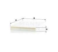 Filtre d'habitacle Comp.moteur central, sous couvercle boîte d'eau CU 3780