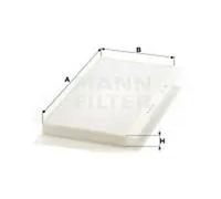 Filtre d'habitacle Comp.moteur central, sous couvercle boîte d'eau CU 5366