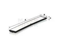 Filtre d'habitacle (filtre à pollen) MANN-FILTER CU 6724