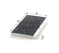 Filtre d'habitacle (filtre à pollen) MANN-FILTER CUK 5366