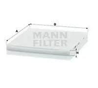 Filtre d'habitacle Comp. moteur côté conducteur, sous couvercle boîte d'eau