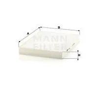 MANN-FILTER CU 28 003 Filtre à air de cabine - VÉHICULE DE TOURISME + UTILITAIRES