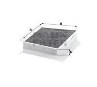 MANN-FILTER CUK 3461/1 Filtre à air d'habitacle - Filtre à pollen avec charbon actif - Pour véhicule particulier, conduite à droite