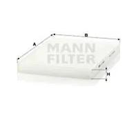 Filtre d'habitacle Comp. moteur côté passager, sous couvercle boîte d'eau