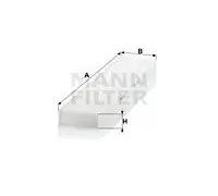 Filtre d'habitacle Comp. moteur côté passager, sous couvercle boîte d'eau