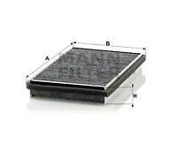 MANN-FILTER CUK 3020 Filtre d'habitacle
